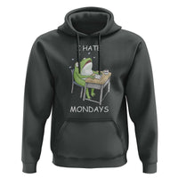 Funny Office Frog Hoodie I Hate Mondays - Wonder Print Shop