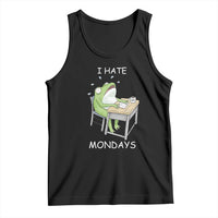 Funny Office Frog Tank Top I Hate Mondays - Wonder Print Shop