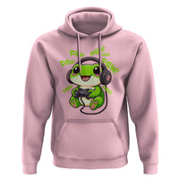 Funny Frog Playing Video Game Gift Hoodie - Wonder Print Shop