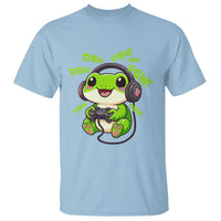 Funny Frog Playing Video Game Gift T Shirt - Wonder Print Shop