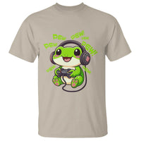 Funny Frog Playing Video Game Gift T Shirt - Wonder Print Shop