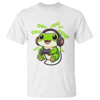 Funny Frog Playing Video Game Gift T Shirt - Wonder Print Shop
