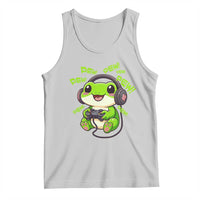 Funny Frog Playing Video Game Gift Tank Top - Wonder Print Shop