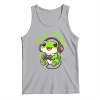 Funny Frog Playing Video Game Gift Tank Top - Wonder Print Shop
