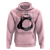 Grumpy Frog Gamer Japanese Ink Painting Hoodie - Wonder Print Shop