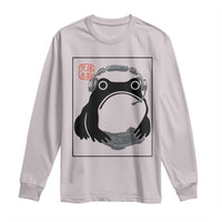 Grumpy Frog Gamer Japanese Ink Painting Long Sleeve Shirt - Wonder Print Shop