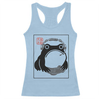Grumpy Frog Gamer Japanese Ink Painting Racerback Tank Top - Wonder Print Shop