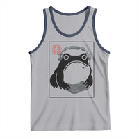 Grumpy Frog Gamer Japanese Ink Painting Tank Top - Wonder Print Shop