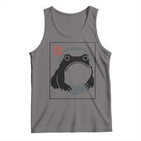 Grumpy Frog Gamer Japanese Ink Painting Tank Top - Wonder Print Shop