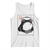 Grumpy Frog Gamer Japanese Ink Painting Tank Top - Wonder Print Shop