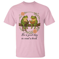 It Is A Good Day To Read A Book T Shirt Frog Book Lover - Wonder Print Shop