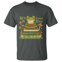 It Is A Good Day To Read A Book T Shirt Funny Frog Reading - Wonder Print Shop