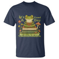 It Is A Good Day To Read A Book T Shirt Funny Frog Reading - Wonder Print Shop