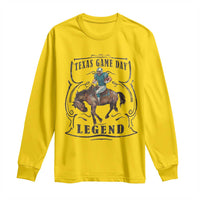 Texas Game Day Legend Long Sleeve Shirt Funny Football Cowboy - Wonder Print Shop