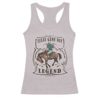 Texas Game Day Legend Racerback Tank Top Funny Football Cowboy - Wonder Print Shop