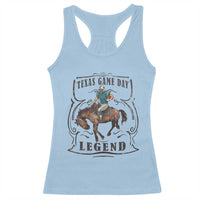 Texas Game Day Legend Racerback Tank Top Funny Football Cowboy - Wonder Print Shop