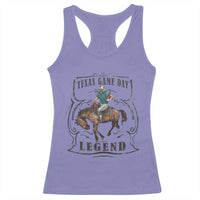 Texas Game Day Legend Racerback Tank Top Funny Football Cowboy - Wonder Print Shop