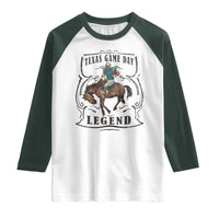 Texas Game Day Legend Raglan Shirt Funny Football Cowboy - Wonder Print Shop