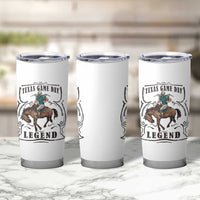 Texas Game Day Legend Tumbler Cup Funny Football Cowboy - Wonder Print Shop
