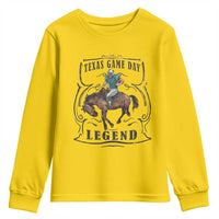 Texas Game Day Legend Youth Sweatshirt Funny Football Cowboy - Wonder Print Shop