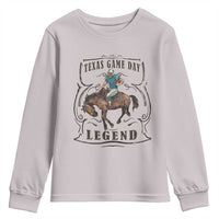 Texas Game Day Legend Youth Sweatshirt Funny Football Cowboy - Wonder Print Shop