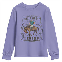 Texas Game Day Legend Youth Sweatshirt Funny Football Cowboy - Wonder Print Shop