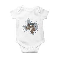 Funny Texas Cowgirl Baby Onesie Football Lover Gift - Wonder Print Shop