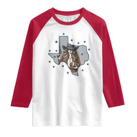 Funny Texas Cowgirl Raglan Shirt Football Lover Gift - Wonder Print Shop