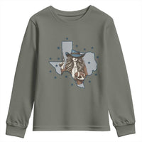 Funny Texas Cowgirl Youth Sweatshirt Football Lover Gift - Wonder Print Shop