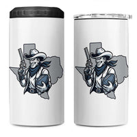 Funny Texas Cowboy 4 in 1 Can Cooler Tumbler Football Lover Gift - Wonder Print Shop