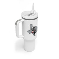 Texas Football Life Tumbler With Handle Western Sports Fan Gift - Wonder Print Shop