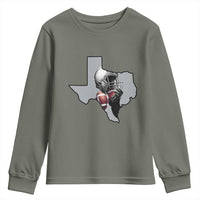 Texas Football Life Youth Sweatshirt Western Sports Fan Gift - Wonder Print Shop