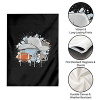 Cowboy Football Helmet Garden Flag Game Day Spirit Gift - Wonder Print Shop