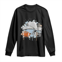 Cowboy Football Helmet Long Sleeve Shirt Game Day Spirit Gift - Wonder Print Shop
