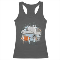 Cowboy Football Helmet Racerback Tank Top Game Day Spirit Gift - Wonder Print Shop