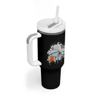 Cowboy Football Helmet Tumbler With Handle Game Day Spirit Gift - Wonder Print Shop