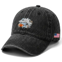 DFCF Helmet Washed Cotton Baseball Cap Game Day Spirit Gift