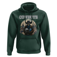 Skeleton Cowboy Football Player Hoodie Western Fan Gift - Wonder Print Shop