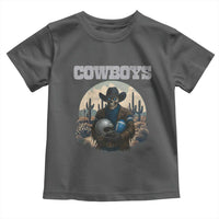 Skeleton Cowboy Football Player Toddler T Shirt Western Fan Gift - Wonder Print Shop