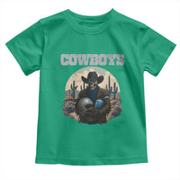 Skeleton Cowboy Football Player Toddler T Shirt Western Fan Gift - Wonder Print Shop