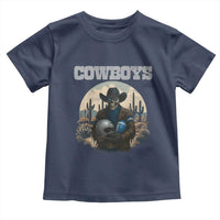 Skeleton Cowboy Football Player Toddler T Shirt Western Fan Gift - Wonder Print Shop