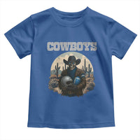 Skeleton Cowboy Football Player Toddler T Shirt Western Fan Gift - Wonder Print Shop