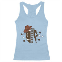 Cowboy Football Pride Racerback Tank Top Western Style Gift - Wonder Print Shop
