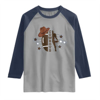 Cowboy Football Pride Raglan Shirt Western Style Gift - Wonder Print Shop