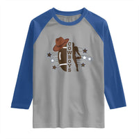 Cowboy Football Pride Raglan Shirt Western Style Gift - Wonder Print Shop
