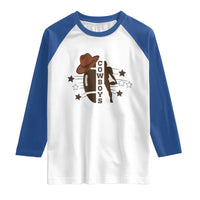 Cowboy Football Pride Raglan Shirt Western Style Gift - Wonder Print Shop