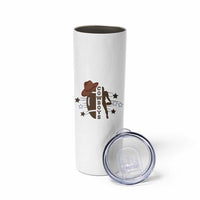 Cowboy Football Pride Skinny Tumbler Western Style Gift - Wonder Print Shop