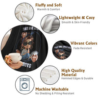 This Girl Loves Her Cowboys Throw Blanket Game Day Gift For Fans - Wonder Print Shop