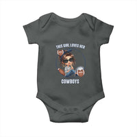 This Girl Loves Her Cowboys Baby Onesie Game Day Gift For Fans - Wonder Print Shop
