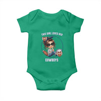 This Girl Loves Her Cowboys Baby Onesie Game Day Gift For Fans - Wonder Print Shop